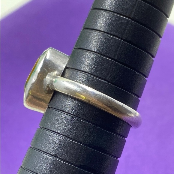 💛 Vintage Handmade Sterling Silver Tiger’s Eye Ring - Picture 6 of 6